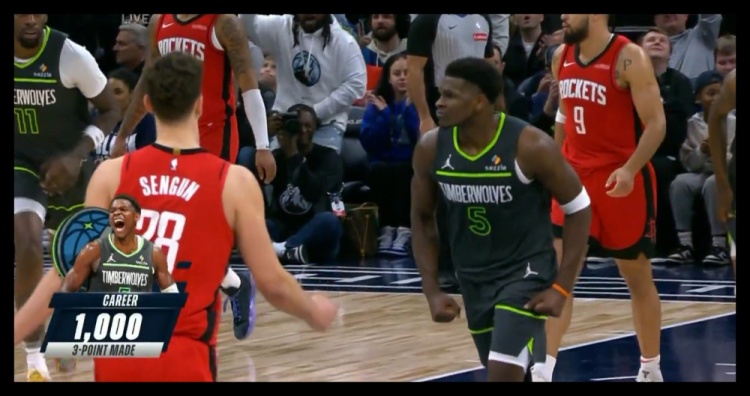  23歲186天！愛德華茲成NBA歷史上最年輕投進(jìn)1000記三分球員