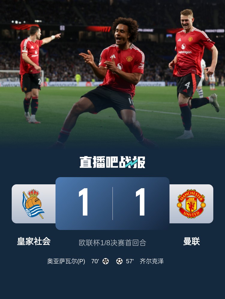  能否拿下歐聯(lián)杯？曼聯(lián)本賽季歐聯(lián)杯繼續(xù)不敗，9場5勝4平